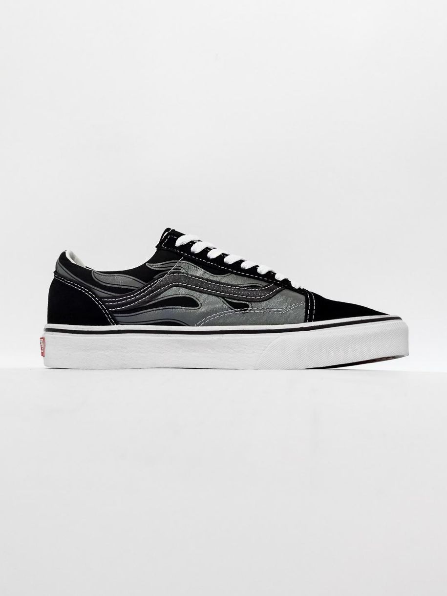 Кеды Vans Old Skool flame Black 10173 фото