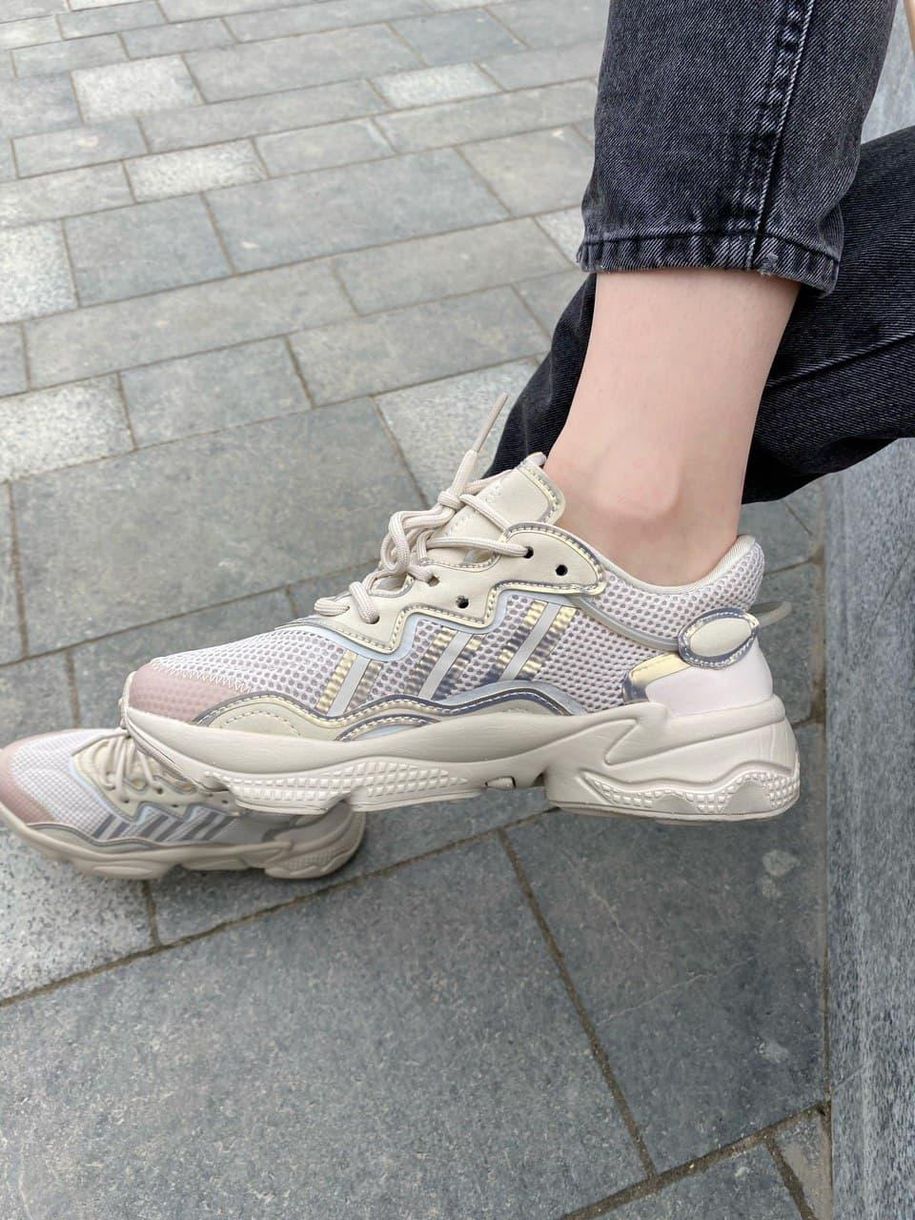 Кроссовки Adidas Ozweego Adiprene Pride Beige 6 2702 фото