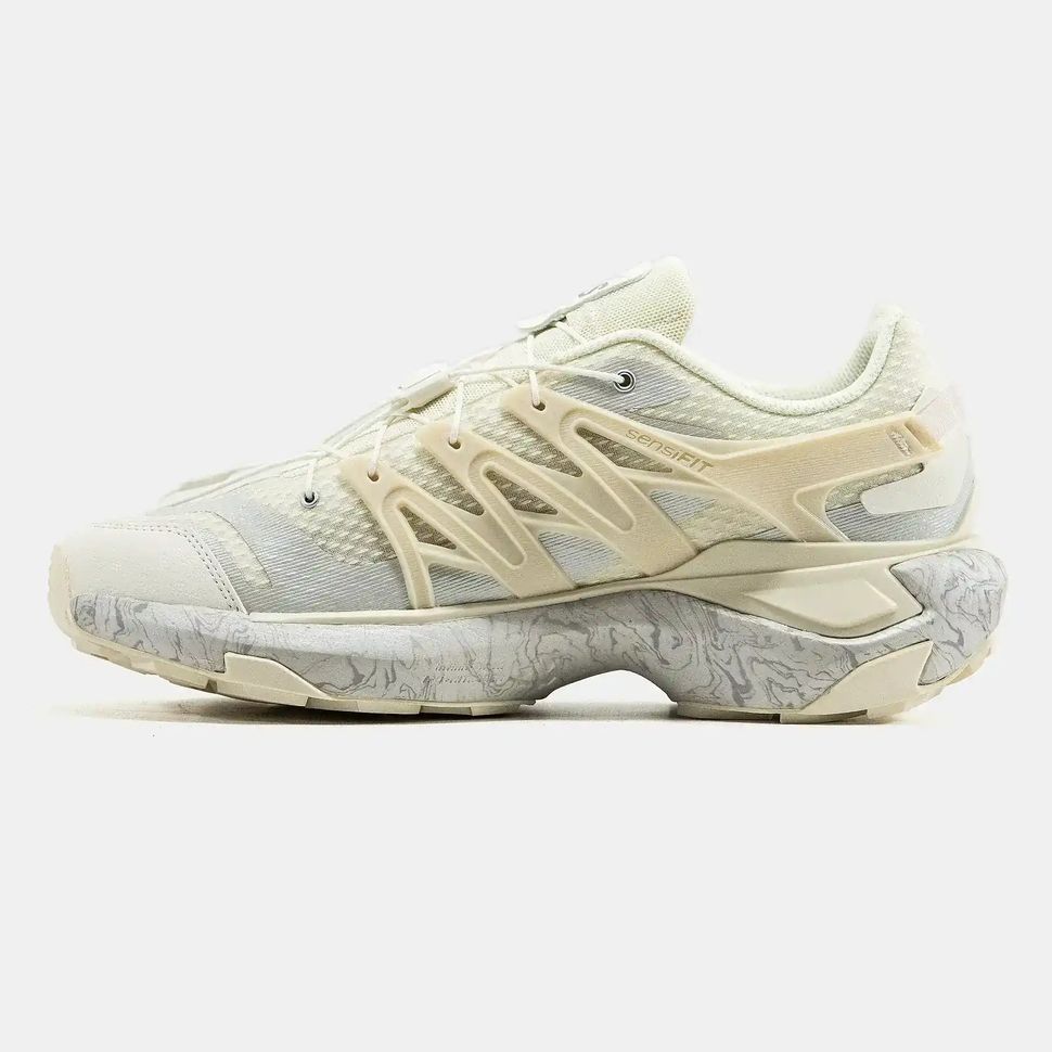 Salomon XT Pu.Re Advanced Cream White Grey, 42