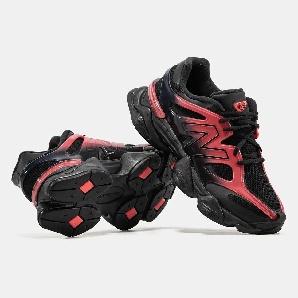 New Balance 9060 Black Red Gradient