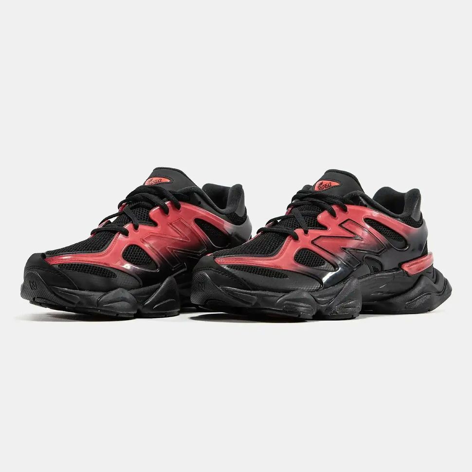 New Balance 9060 Black Red Gradient
