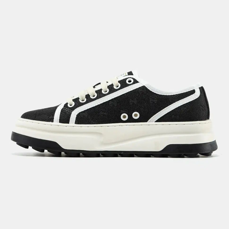 Gucci Tennis 1977 GG Monogram Black