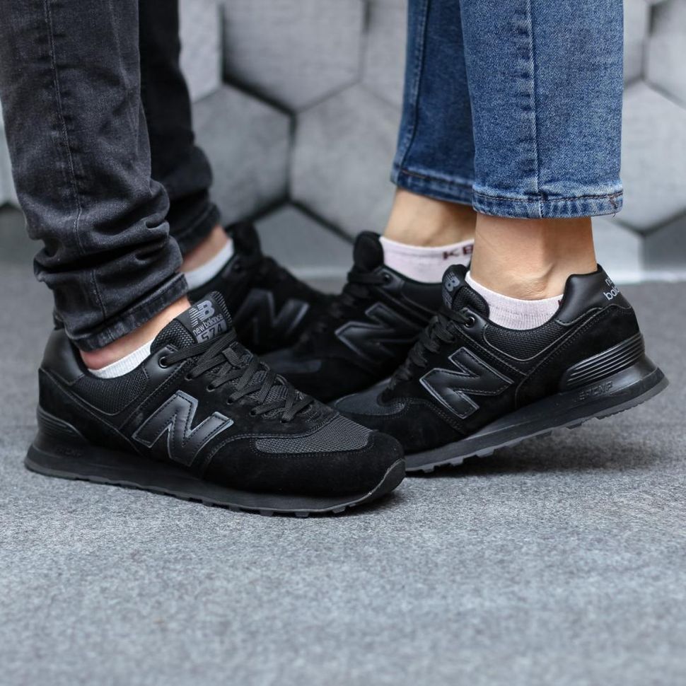 Кросівки New Balance 574 Full Black 2 3651 фото