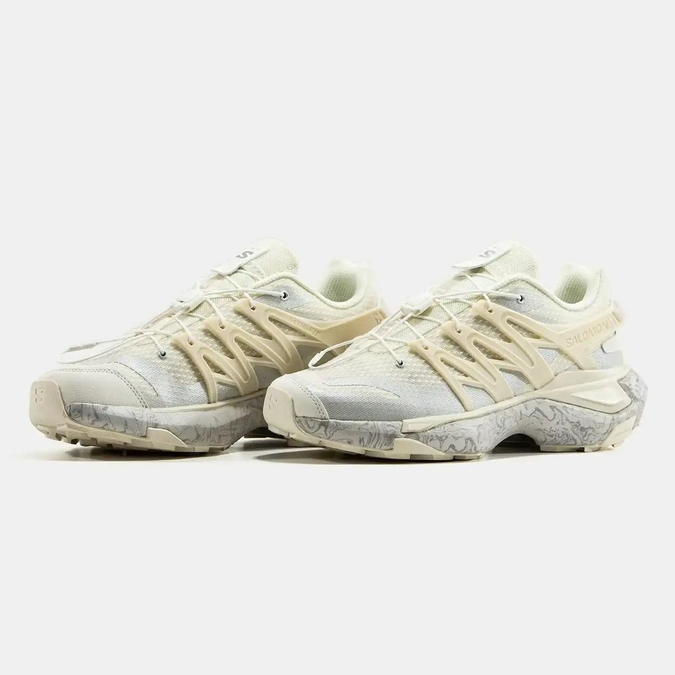 Salomon XT Pu.Re Advanced Cream White Grey, 42