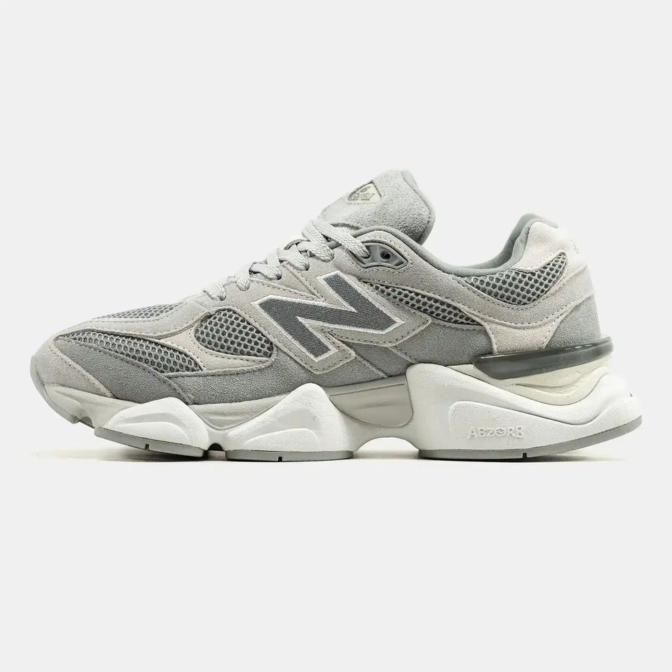 New Balance 9060 Light Grey Mesh, 36