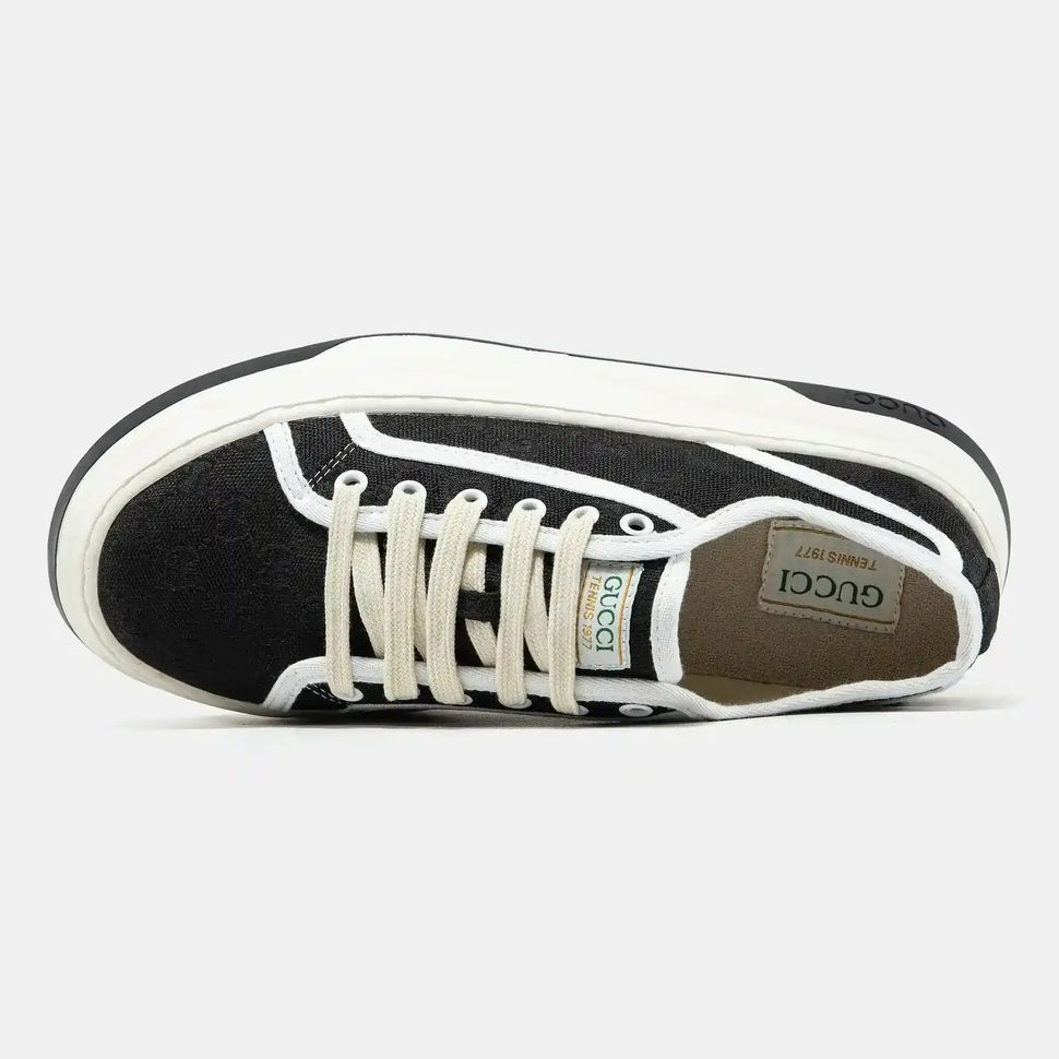 Gucci Tennis 1977 GG Monogram Black