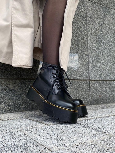 Ботинки Dr. Martens Jadon Ankle Black Termo 9724 фото