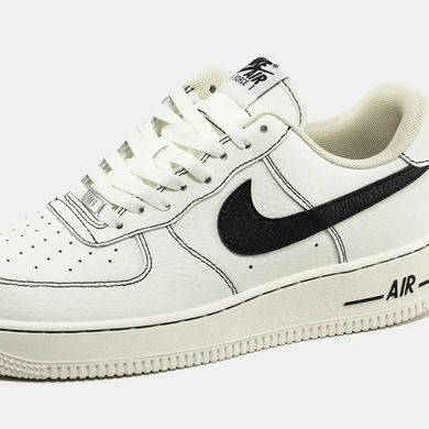 Nike Air Force 1 Low White Black Outline