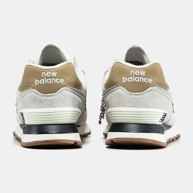 New Balance 574 Beige Navy Brown