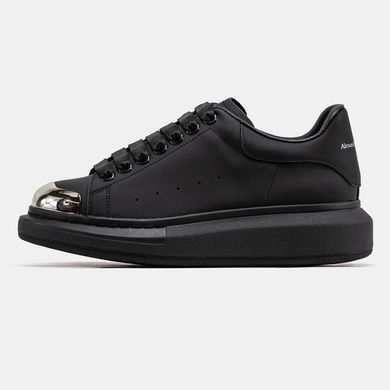 Alexander McQueen Oversized Black Silver, 36