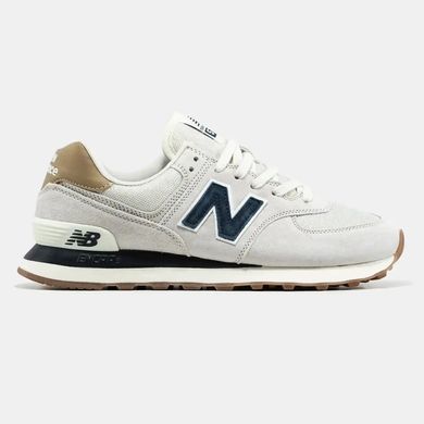 New Balance 574 Beige Navy Brown