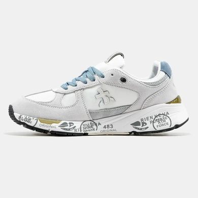 Premiata Mase White Grey Blue