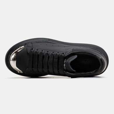 Alexander McQueen Oversized Black Silver, 36