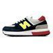 New Balance 574 Legacy Navy Yellow Red