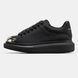 Alexander McQueen Oversized Black Silver, 36