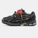 New Balance 1906A Black Silver Red Laces, 36