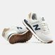 New Balance 574 Beige Navy Brown