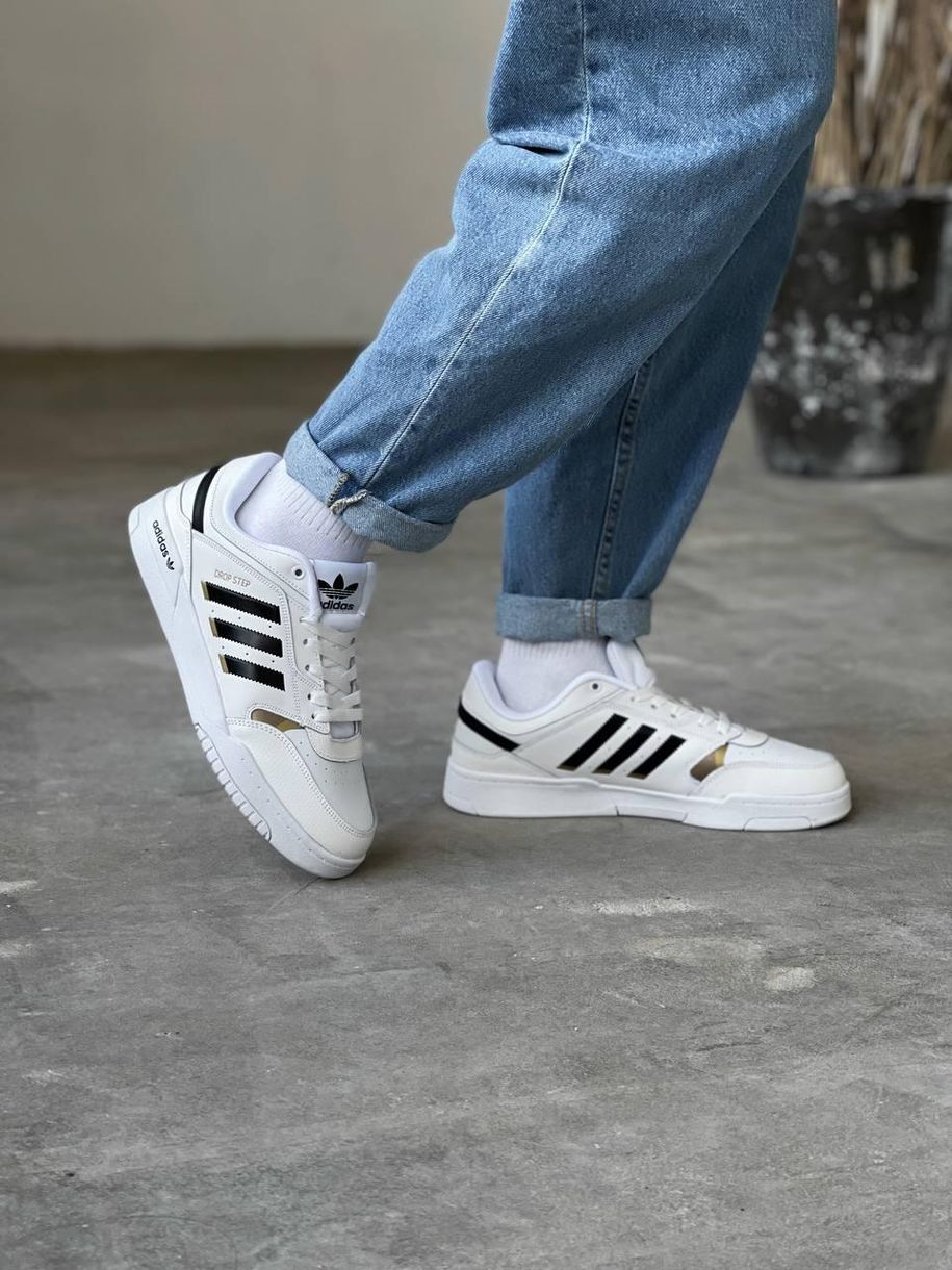 Кроссовки Adidas Drop Step White Low 2366 фото