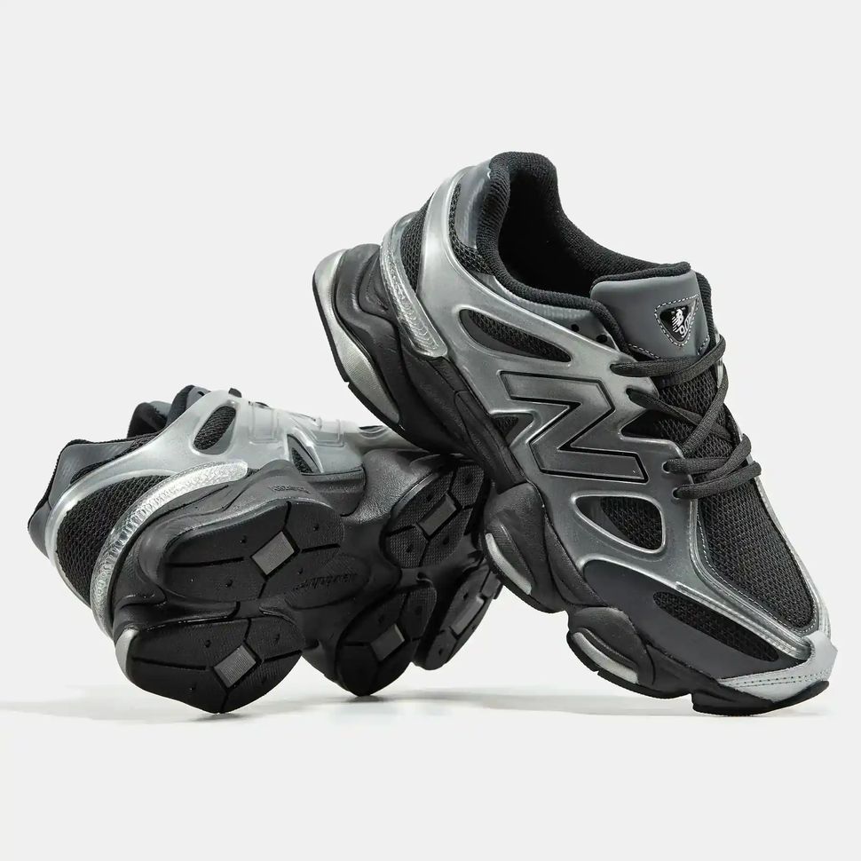 New Balance 9060 Silver Black Mesh, 40