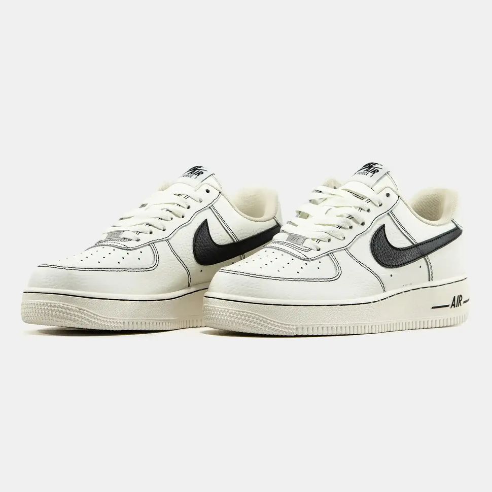 Nike Air Force 1 Low White Black Outline