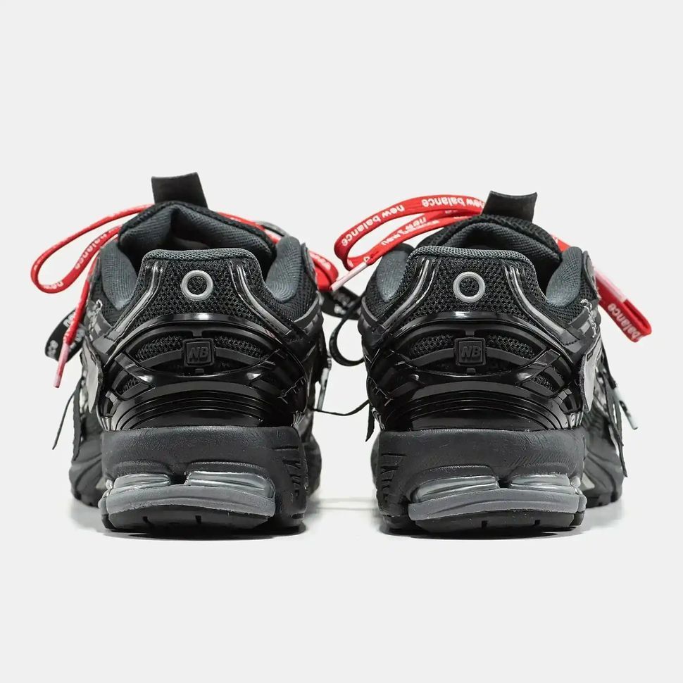 New Balance 1906A Black Silver Red Laces, 36