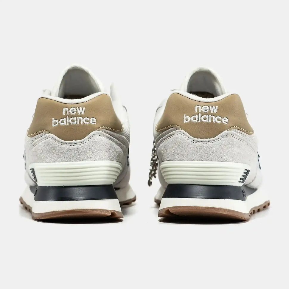 New Balance 574 Beige Navy Brown