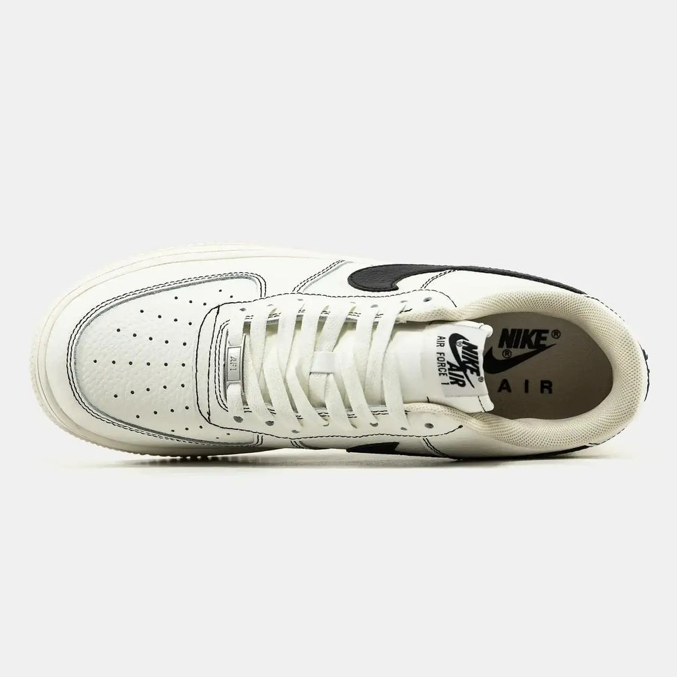 Nike Air Force 1 Low White Black Outline