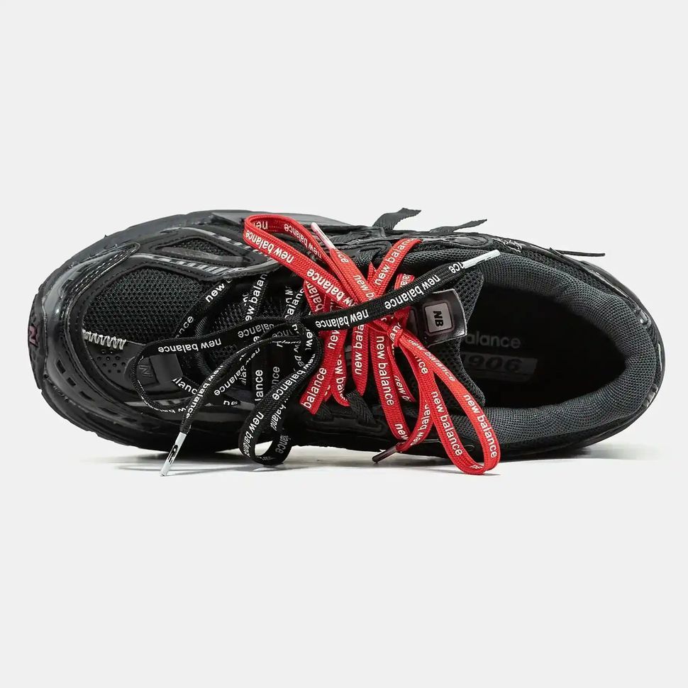 New Balance 1906A Black Silver Red Laces, 36