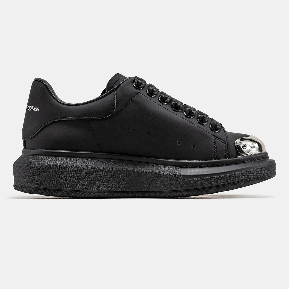 Alexander McQueen Oversized Black Silver, 36