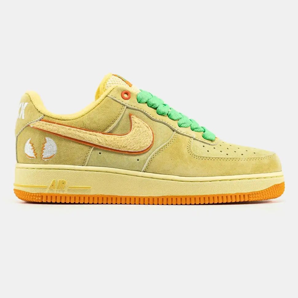 Nike Air Force 1 Green Yellow Orange, 40