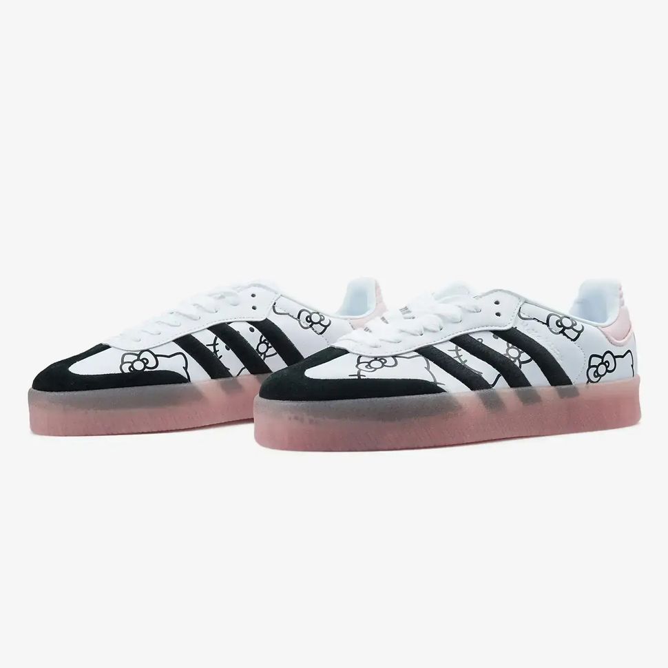 Adidas Samba XLG x Hello Kitty White Pink Black, 36