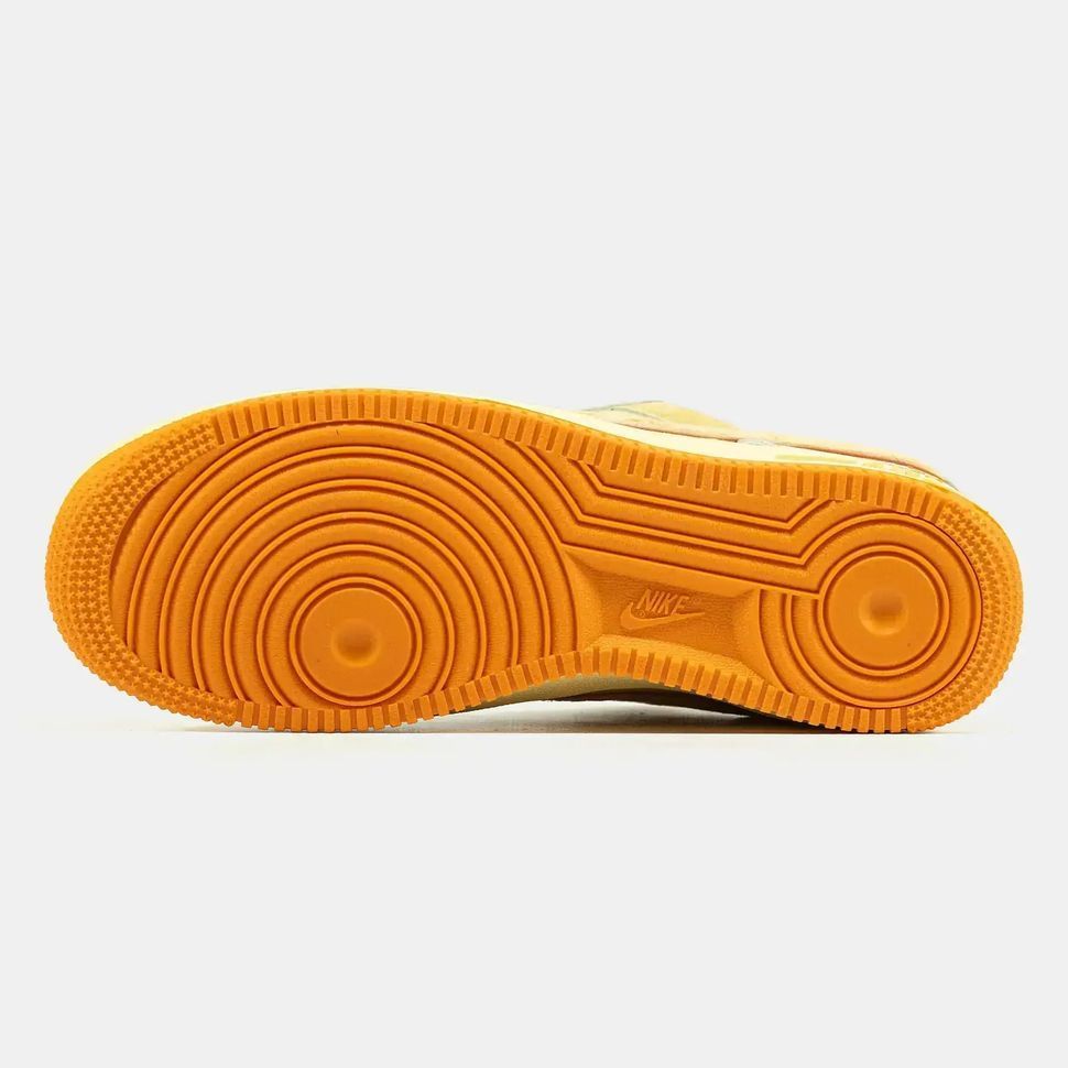 Nike Air Force 1 Green Yellow Orange, 40