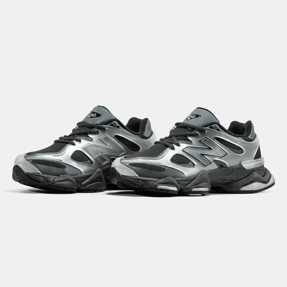 New Balance 9060 Silver Black Mesh, 40