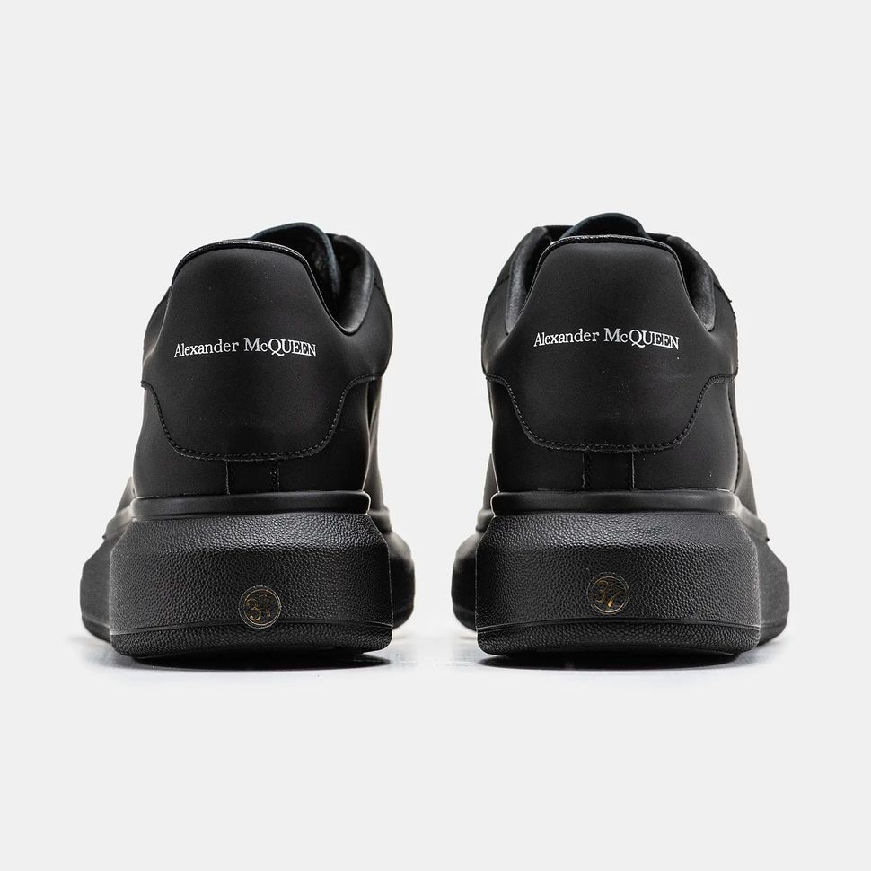 Alexander McQueen Oversized Black Silver, 36