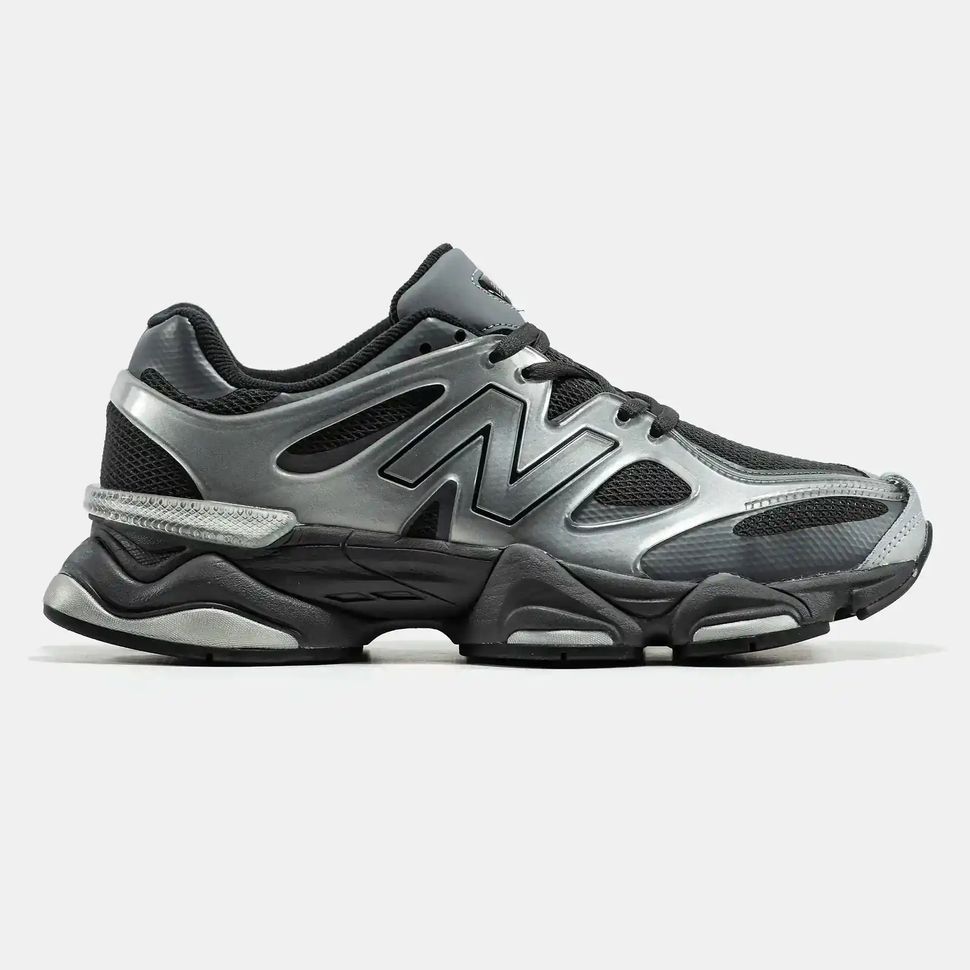 New Balance 9060 Silver Black Mesh, 40