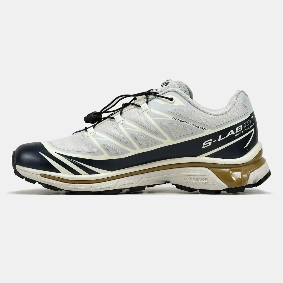 Salomon XT-6 Softground Beige Navy Brown