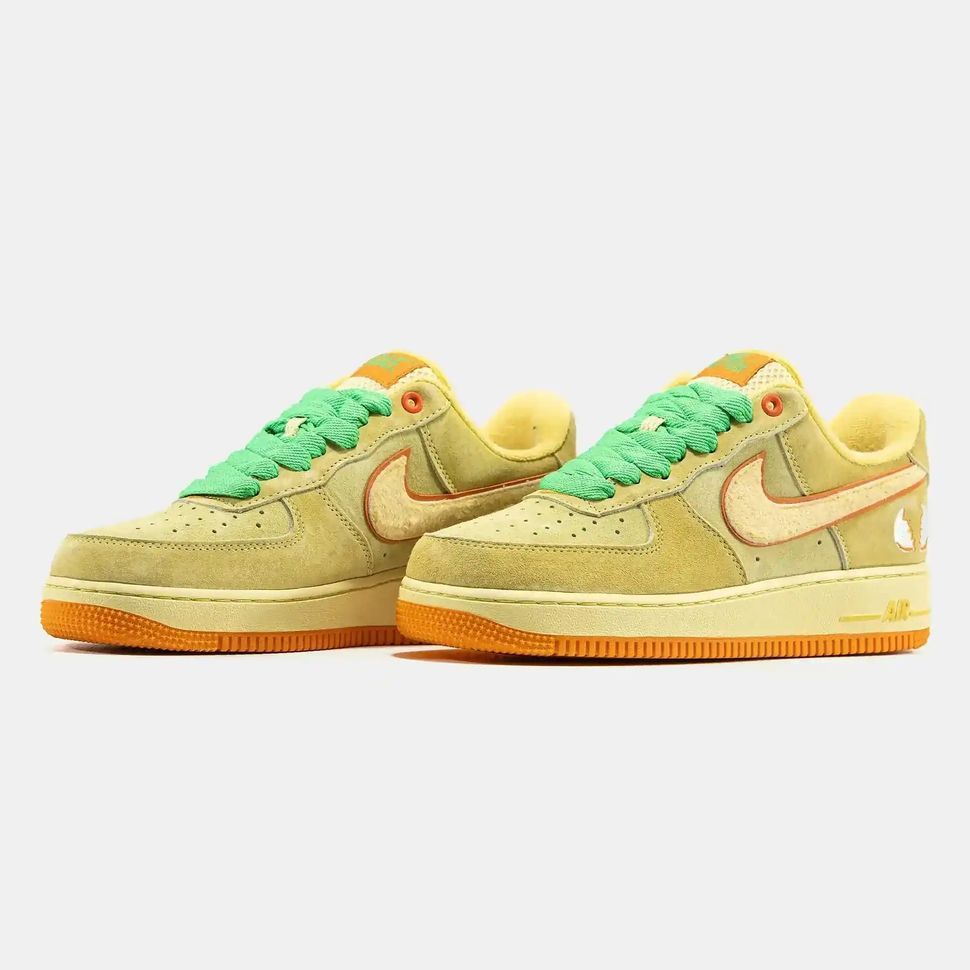 Nike Air Force 1 Green Yellow Orange, 40