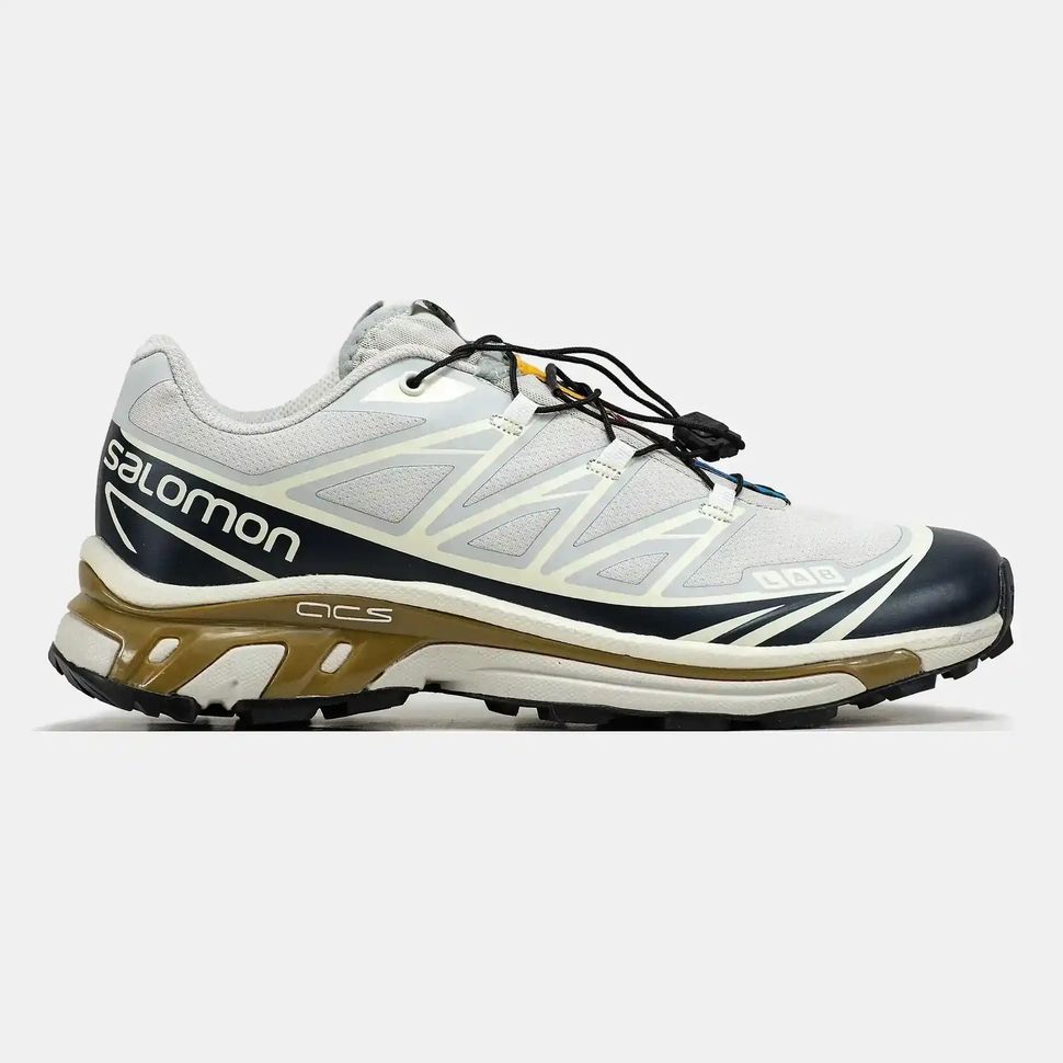 Salomon XT-6 Softground Beige Navy Brown