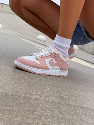 Кроссовки Nike SB Dunk Low White Pink 8226 фото