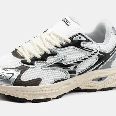 Mizuno Wave Rider S White Black Beige