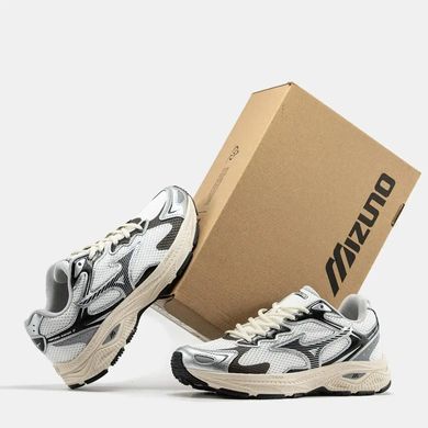 Mizuno Wave Rider S White Black Beige