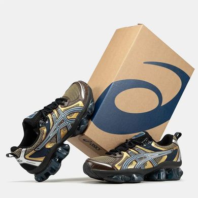 Asics Gel-Quantum Kinetic Gold Navy Brown
