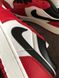 Баскетбольні кросівки Nike Air Jordan Retro 1 Low White Red Logo 1636 фото 4