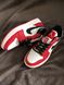 Баскетбольні кросівки Nike Air Jordan Retro 1 Low White Red Logo 1636 фото 3