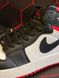 Баскетбольні кросівки Nike Air Jordan 1 Retro High Black White Red 2 7775 фото 9