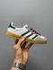 Кеды Adidas x Gucci Gazelle White Green Red 9277 фото 1