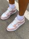 Кросівки Nike SB Dunk Low White Pink 8226 фото 2