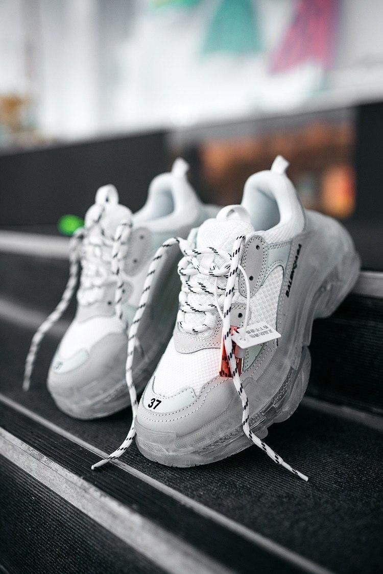 Кроссовки Balenciaga Triple S Clear Sole White 3434 фото