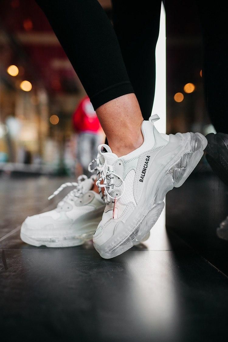 Кроссовки Balenciaga Triple S Clear Sole White 3434 фото