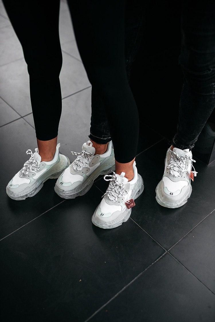 Кроссовки Balenciaga Triple S Clear Sole White 3434 фото